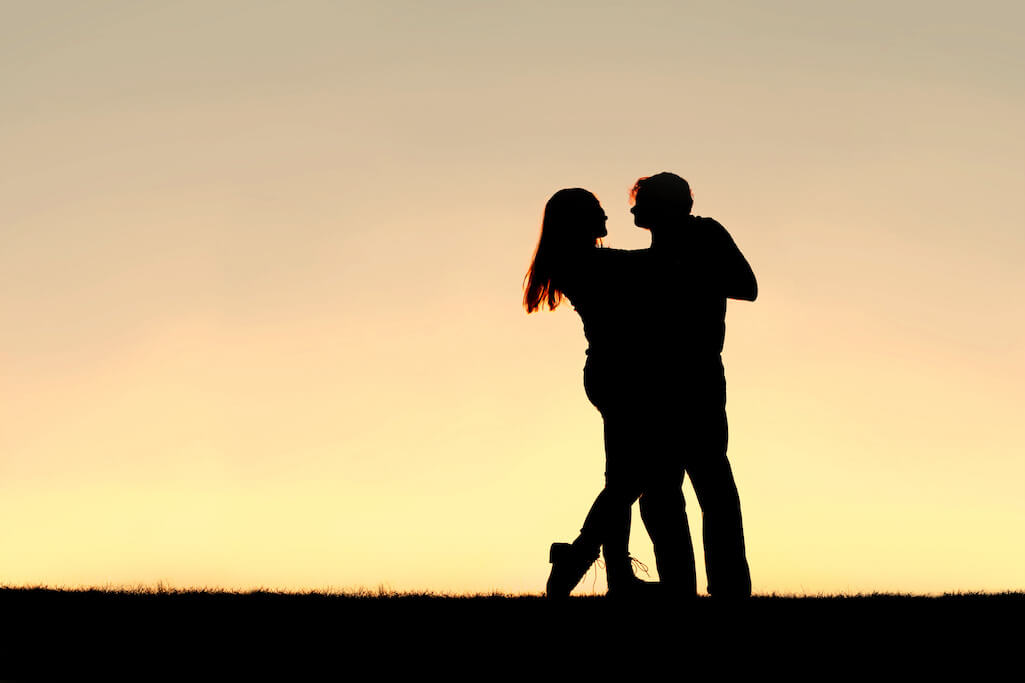 Silhouette of a couple - Teen World Confidential
