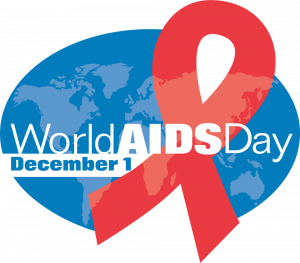 red AIDS awareness ribbon